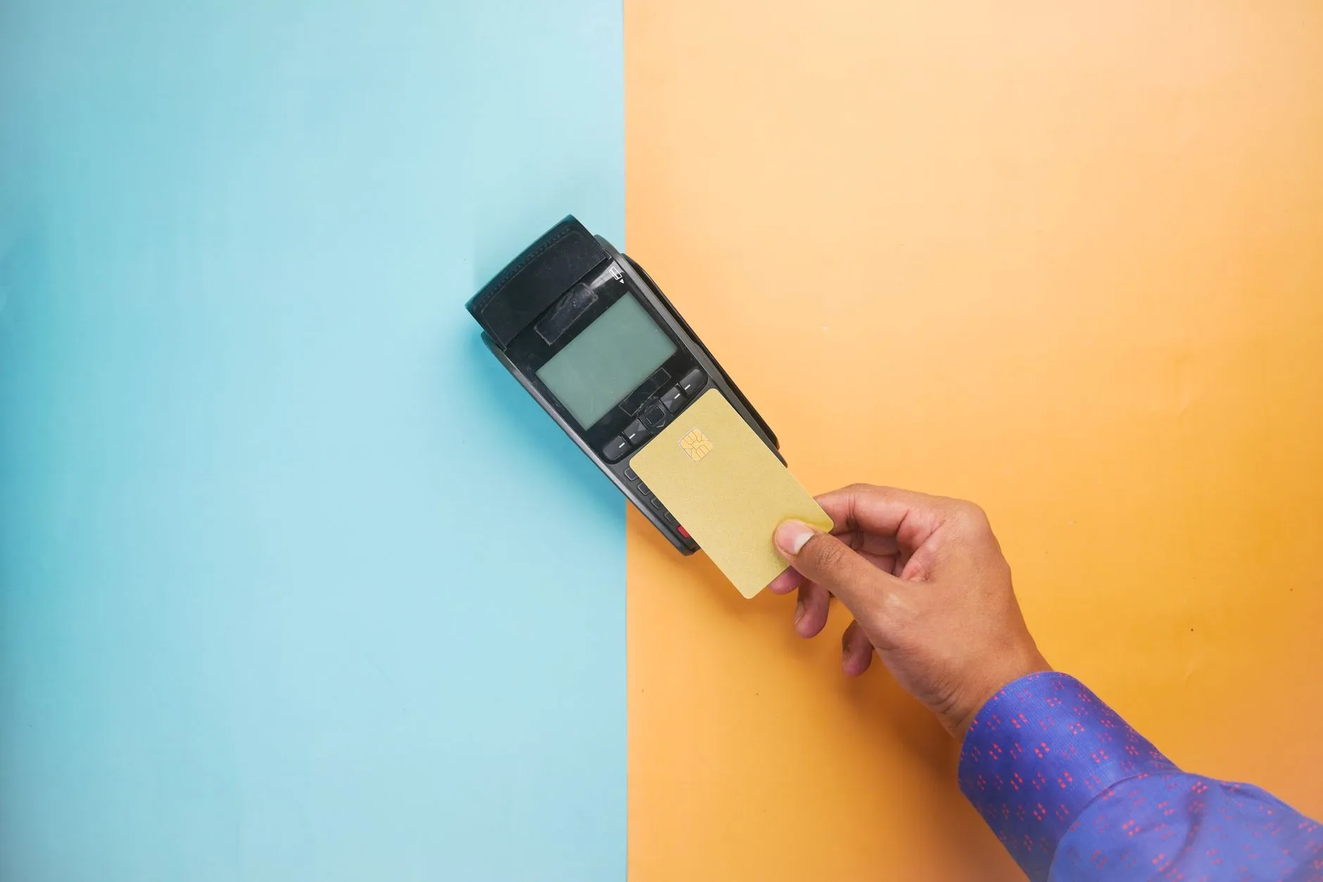 Payment terminal and checkout interface